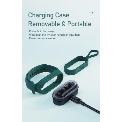 Навушники Bluetooth Remax Wristband Wireless Earbuds TWS-15 |BT5.0, 28/250mAh, 3h|