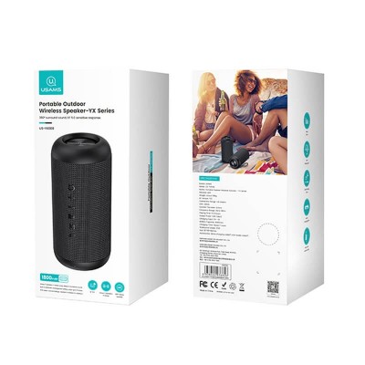 Акустика USAMS Portable Outdoor Wireless Speaker YX Series US-YX008 IPX6 |BT5.0, 10W, 6-8Hours|