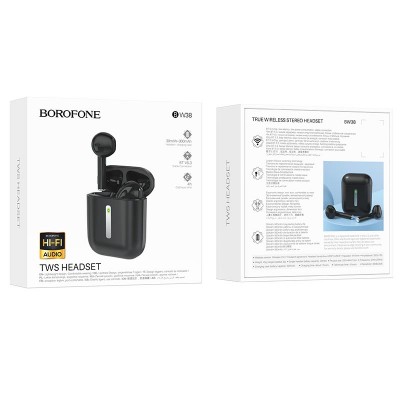 Навушники Borofone Joy true wireless BT headset BW38 |BT5.3, 30/300mAh, 4h|