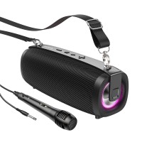 Акустика-караоке HOCO Gallant outdoor TWS BT speaker bs55 |BT5.3, AUX/FM/USB/TF, 2.5h|