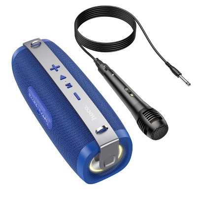 Акустика-караоке HOCO Gallant outdoor TWS BT speaker bs55 |BT5.3, AUX/FM/USB/TF, 2.5h|