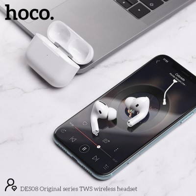 Навушники Hoco Original Series TWS wireless Headset DES08 |BT5.1, 3-4h, 30/300mAh|