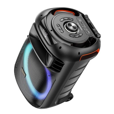 Акустика-караоке HOCO Winner wireless dual - mic outdoor BT speaker HA5 |BT5.0/USB/AUX/TF, 60W, TWS, 12h|