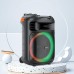 Акустика-караоке HOCO Winner wireless dual - mic outdoor BT speaker HA5 |BT5.0/USB/AUX/TF, 60W, TWS, 12h|
