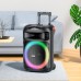 Акустика-караоке HOCO Winner wireless dual - mic outdoor BT speaker HA5 |BT5.0/USB/AUX/TF, 60W, TWS, 12h|