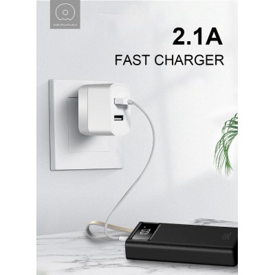 УМБ WUW with Display Flashlight U33 40000mAh |2USB/1Type-C/1Lightning, 2.1A|
