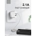 УМБ WUW with Display Flashlight U33 40000mAh |2USB/1Type-C/1Lightning, 2.1A|