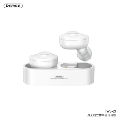 Навушники BLUETOOTH REMAX True Wirless Stereo Earbuds TWS-21 |BT5.0, 40mAh, 4Hours|