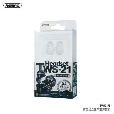 Навушники BLUETOOTH REMAX True Wirless Stereo Earbuds TWS-21 |BT5.0, 40mAh, 4Hours|