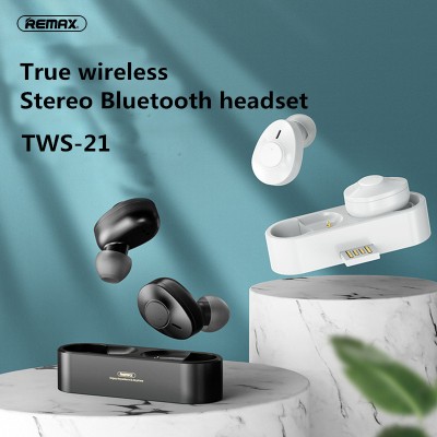 Навушники BLUETOOTH REMAX True Wirless Stereo Earbuds TWS-21 |BT5.0, 40mAh, 4Hours|