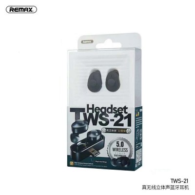 Навушники BLUETOOTH REMAX True Wirless Stereo Earbuds TWS-21 |BT5.0, 40mAh, 4Hours|