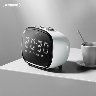 Акустика REMAX Jack Desktop Wireless Speaker with LED Display Alarm RB-M52 |TF/AUX, , 4Hours, 1200mA