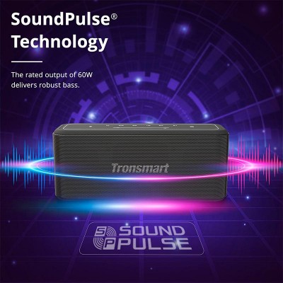 Акустика Tronsmart Mega Pro IPX5 |BT5.0, AUX/TF/USB, 60W, TWS, NFC, EQ, 10h Max|