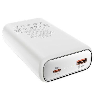 УМБ HOCO Kraft fully compatible power bank 20000mAh Q1a |1USB/1Type-C, 20W, PD/QC, 5A|