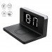 Настільні LED смарт-годинник with QI Charger 3 in 1 SY-W0241 |Alarm/Watch/Qi Charger, RGB Light, 10W|