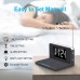 Настільні LED смарт-годинник with QI Charger 3 in 1 SY-W0241 |Alarm/Watch/Qi Charger, RGB Light, 10W|