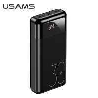 УМБ USAMS US-CD103 Pb38 Fast Charging 30000mAh |2USB/1Type-C, QC3.0/PD|
