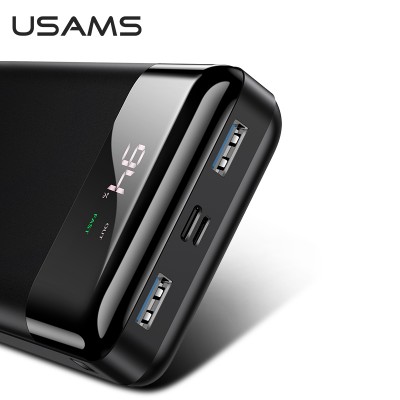 УМБ USAMS US-CD103 Pb38 Fast Charging 30000mAh |2USB/1Type-C, QC3.0/PD|
