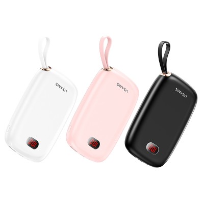 УМБ USAMS Dual USB With Lanyard US-CD78 PB17 10000mAh |2USB/1Type-C, 2.1A|