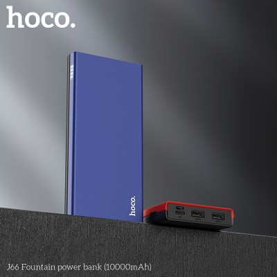 УМБ HOCO J66 Fountain power bank 10000mAh |2USB/Type-C, 2A|