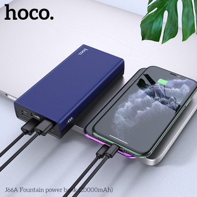 УМБ HOCO J66A Fountain power bank 20000mAh |4USB/Type-C, 2A|