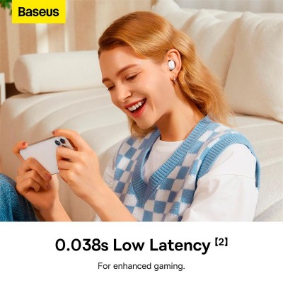 Навушники BASEUS Bowie True Wireless Earphones WM05 |BT5.2, 35/400mAh, ANC, 5h| (NGTW200002)