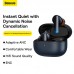 Навушники BASEUS True Wireless Earphones Storm 1 |BT5.2, 50/400mAh, ANC, 5h| (NGTW140201)