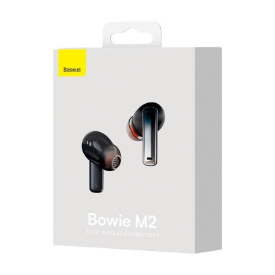 Навушники BASEUS True Wireless Earphones Bowie M2 |BT5.2, ANC, 40/400mAh, 5h| (NGTW140002)