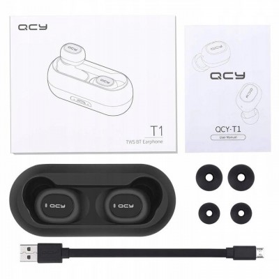 Навушники Bluetooth 5.0 QCY T1 Multipoint