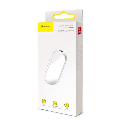 Адаптер для навушників BASEUS Audio Converter Wireless BA02 |BT5.0, 120mAh|