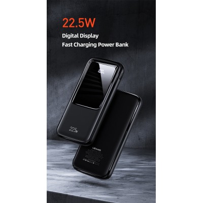 УМБ USAMS with Digital Display Fast Charge US-CD161 PB58 10000mAh |2USB/1Type-C, PD/QC, 3A/22.5W|