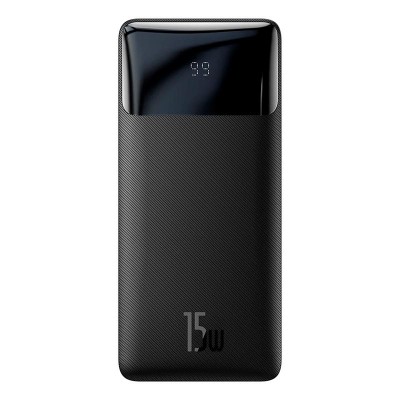 УМБ BASEUS BIPOW Overseas Digital Display Power bank 10000mAh |2USB/1Type-C, 3A/15W, QC| (PPBD050001)