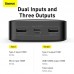 УМБ BASEUS Bipow Digital Display Power bank 20000mAh |2USB/1Type-C, 3A/15W, QC| (PPDML-J02)