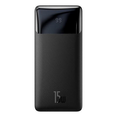 УМБ BASEUS Bipow Digital Display Power bank 30000mAh |2USB/1Type-C, 3A/15W, QC| (PPDML-K02)