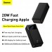 УМБ BASEUS Bipow Digital Display Power bank 30000mAh |2USB/1Type-C, PD/QC, 20W, 3A| (PPDML-N02)