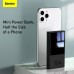 УМБ Baseus Super mini digital Display power bank 20000mAh |1USB/1Type-C, PD/QC,5A, 22.5W| (PPMN-B02)
