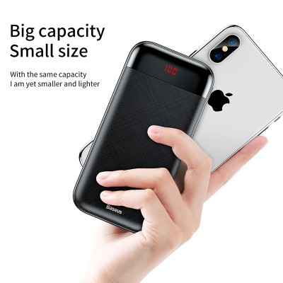 УМБ BASEUS Mini cu with diital display 20000mAh |2USB, Type-C/Lightning, PD/QC, 2.1A|