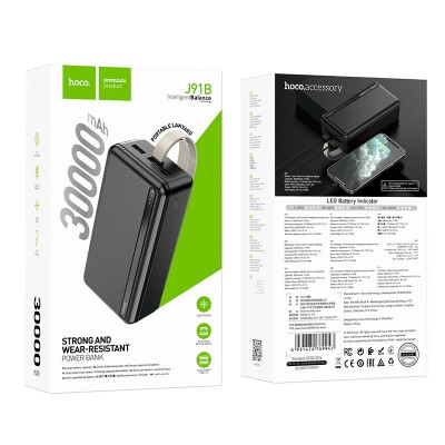 УМБ Hoco power bank J91B 30000mAh |2USB/Type-C, 2.1A|