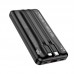 УМБ HOCO Shell fully compatible power bank with cable Q9 Pro 10000mah |1USB/Type-C/Lightning, QC/PD, 20W/5A|