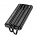 УМБ HOCO Shell fully compatible power bank with cable Q9 Pro 10000mah |1USB/Type-C/Lightning, QC/PD, 20W/5A|