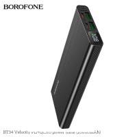 УМБ BOROFONE Velocity power bank with LED display 10000mAh BT34 |2USB/1Type-C, PD/QC, 18W, 3A|