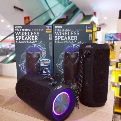 Акустика REMAX Star Series RGB Outdoor Wireless Speaker RB-M28 PRO IPX7 |BT5.0,8Wx2, TWS, AUX/TF, DSP, 8h|