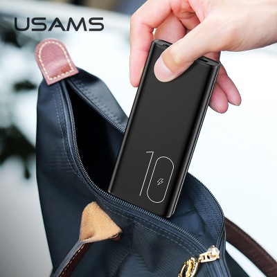 УМБ USAMS Dual USB Mini US-CD93 PB31 10000mAh |2USB/1Type-C, 2.1A|