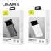 УМБ USAMS Dual USB Digital Display US-CD97 PB34 10000mAh |2USB/Type-C/Lightning, 2.1A|