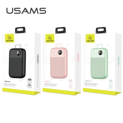 УМБ USAUS Dual USB Digital Display US-CD91 PB29 10000mAh |2USB/1Type-C, 2.1A|
