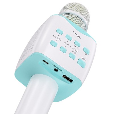 Караоке мікрофон HOCO cantando karaoke microphone BK5 |BT5.0, DSP, 3-6h, TF, USB|