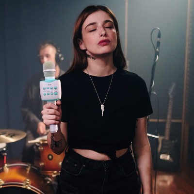 Караоке мікрофон HOCO cantando karaoke microphone BK5 |BT5.0, DSP, 3-6h, TF, USB|
