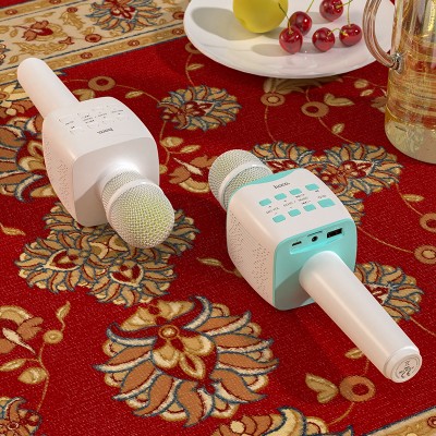 Караоке мікрофон HOCO cantando karaoke microphone BK5 |BT5.0, DSP, 3-6h, TF, USB|