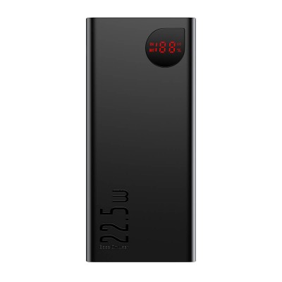 УМБ BASEUS Adaman Metal Digital Display 20000mAh |2USB/Type-C/Lightning, 22.5W/5A, PD/QC| (PPAD000101)