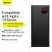 УМБ BASEUS Adaman Metal Digital Display 20000mAh |2USB/Type-C/Lightning, 22.5W/5A, PD/QC| (PPAD000101)